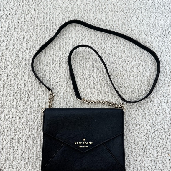 kate spade Handbags - Kate Spade Black Envelope Crossbody Bag
